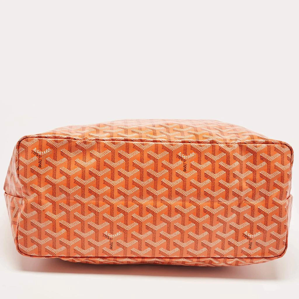Goyard Goyard Orange Goyardine Coated Canvas and Leather Saint Louis PM Tote 7