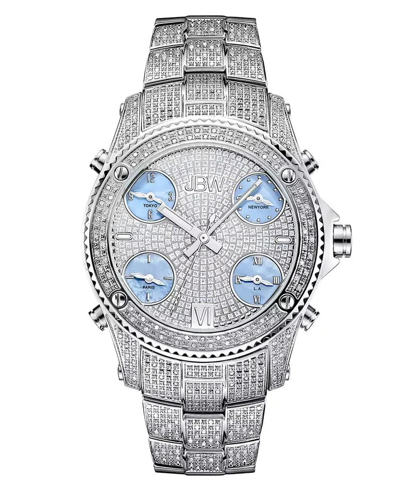 Jbw Men's Jet Setter Diamond (2 ct.t.w.) Stainless Steel Watch 1