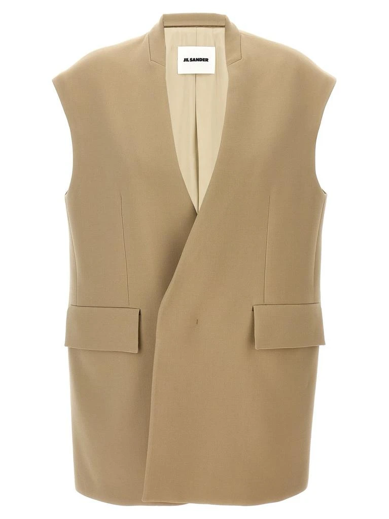 Jil Sander Jil Sander Oversized Tailored Vest 1