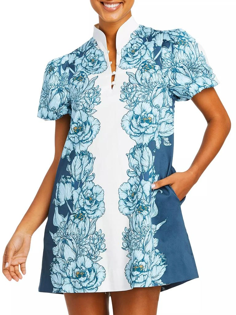 Mestiza New York Elliana Floral Linen-Cotton Minidress 5
