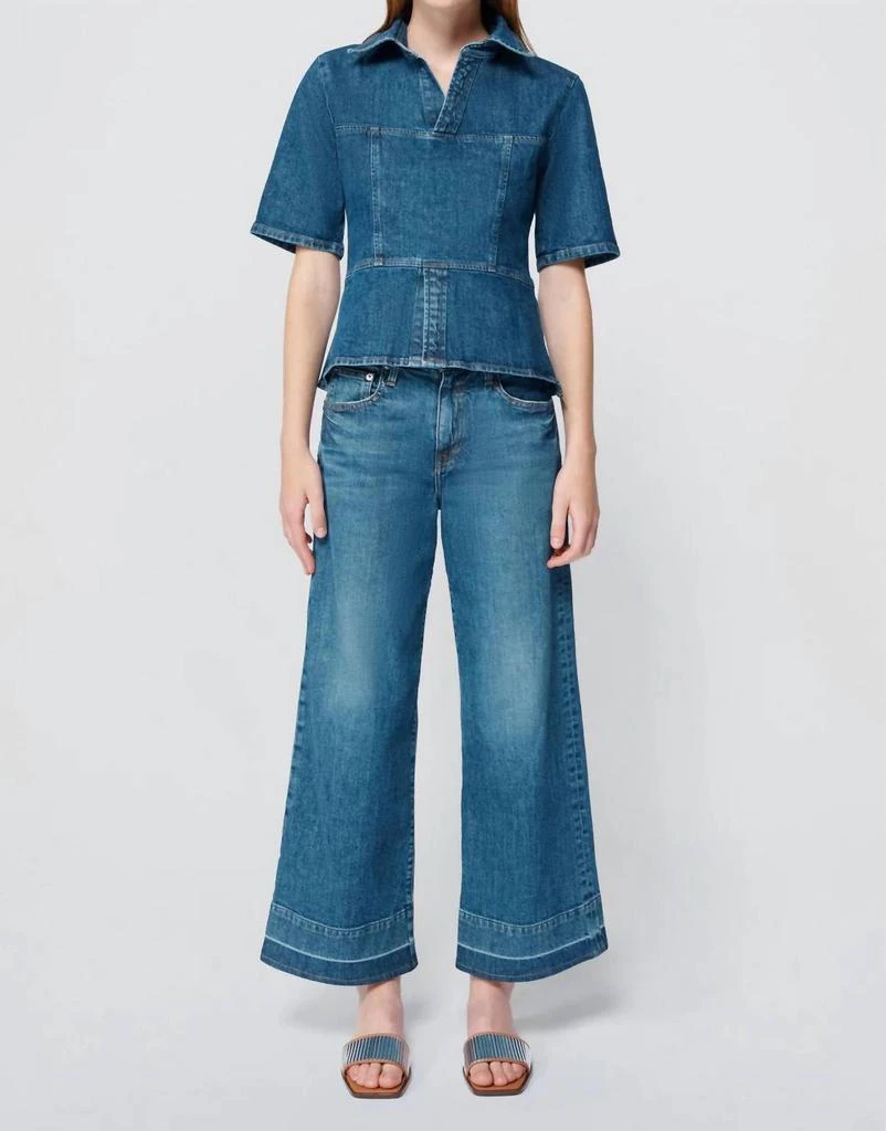 Jonathan Simkhai Jude Wide Leg Jeans 1