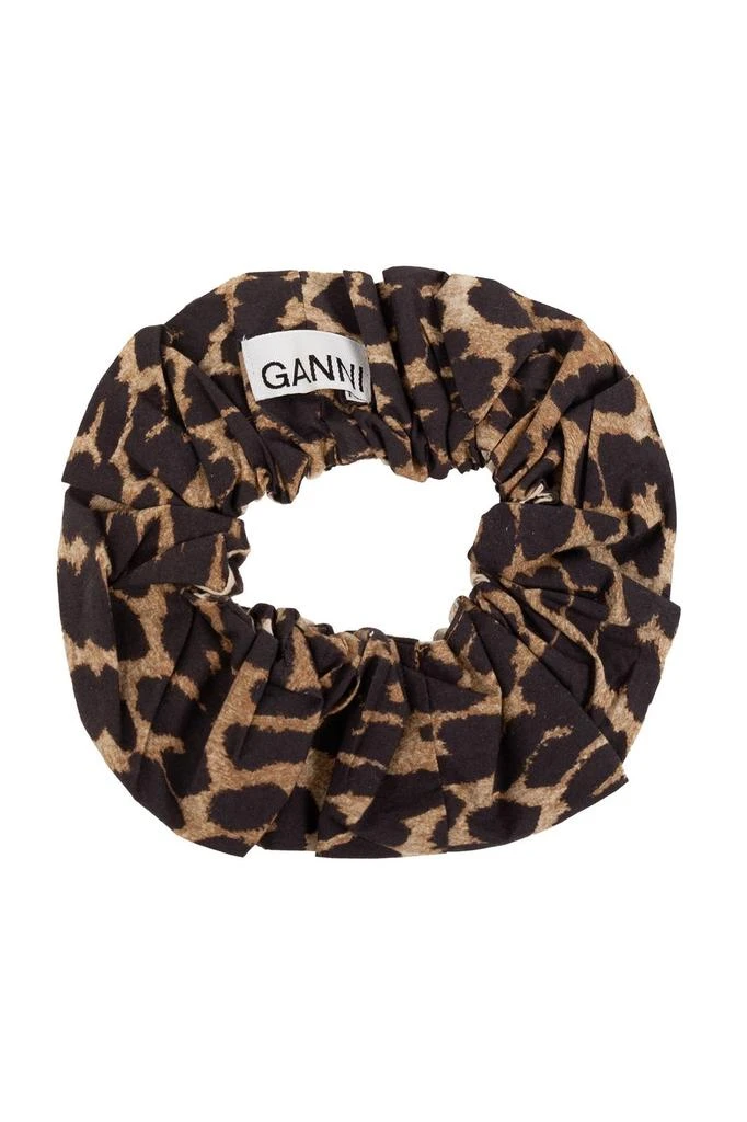 Ganni Ganni Animal Print Scrunchie 2