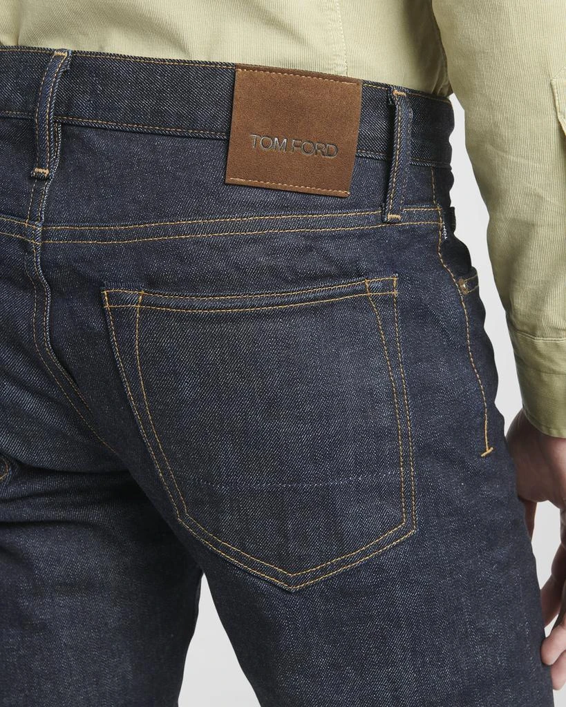 Tom Ford Men's Dark Wash Stretch Slim Fit Jeans 7