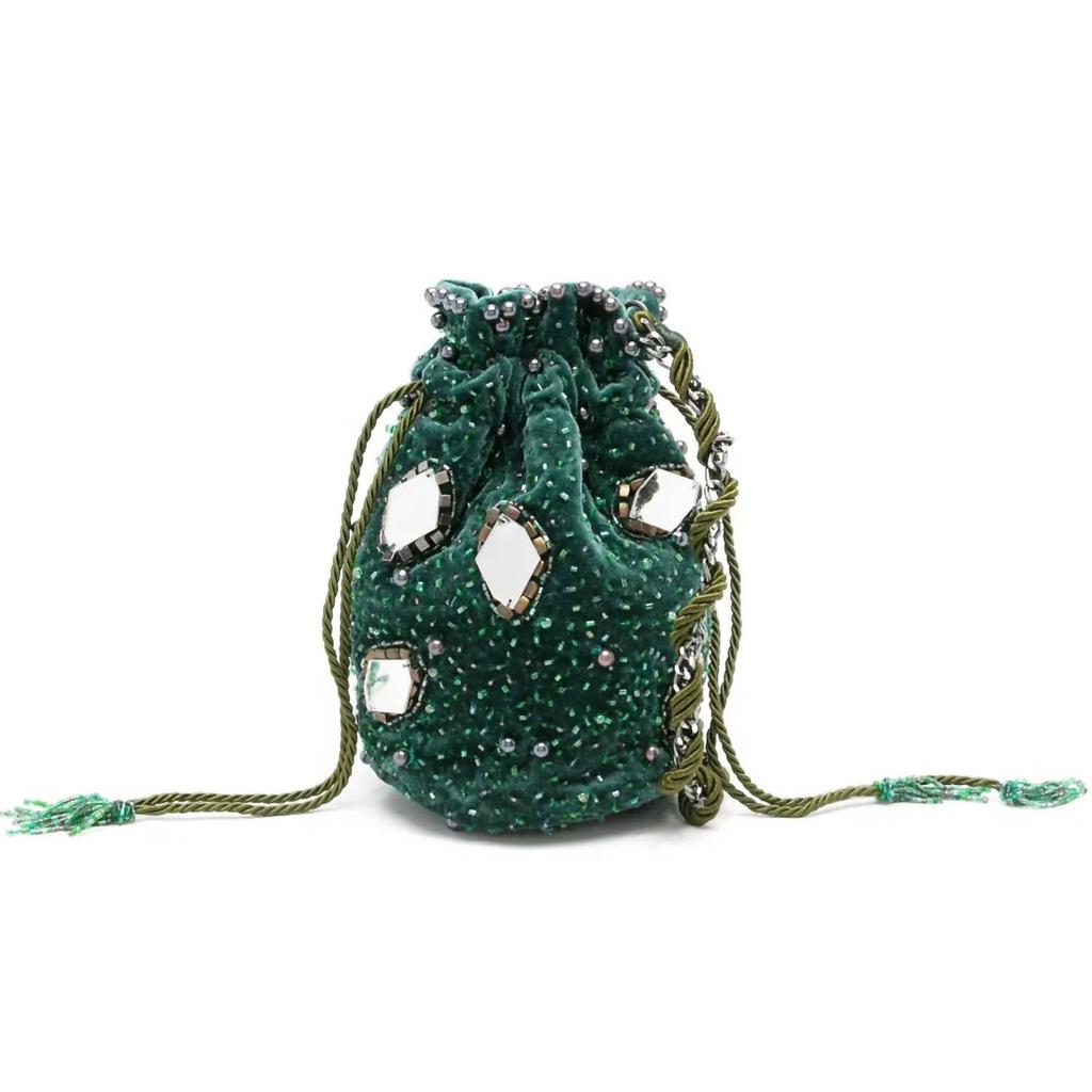 Nannacay Women's Mimi Crossbody Bucket Bag In Green
