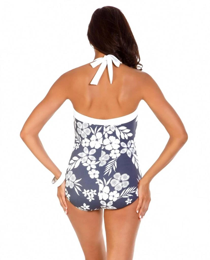 Shape Solver Bandeau Halter One Piece Swimsuit In Sol Second Nature 2