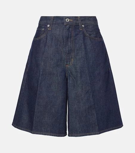 AGOLDE Nolan high-rise denim Bermuda shorts 1