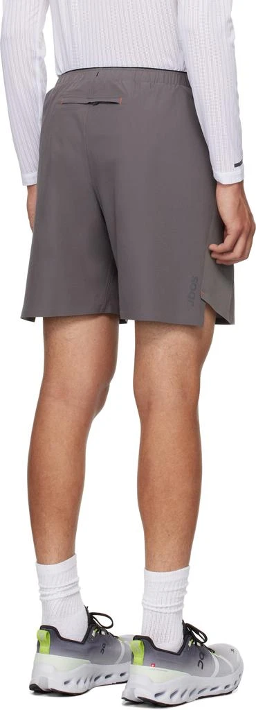 Soar Running Gray Long Run Shorts 3