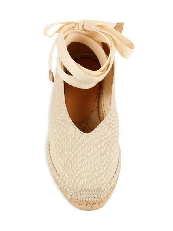 CASTAÑER Ankle Ties Canvas Espadrilles 5