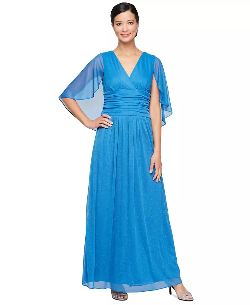 Shop Petite Surplice Long Glitter Cape Dress on Sale at BeyondStyle  Get  51% Off Petite Surplice Long Glitter Cape Dress with Limited-Time Flash  Deals, Exclusive Discounts, and Special Offers. Enjoy Unbeatable