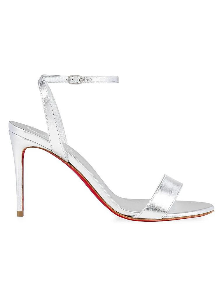 Christian Louboutin Loubigirl 85MM Metallic Leather Sandals 1