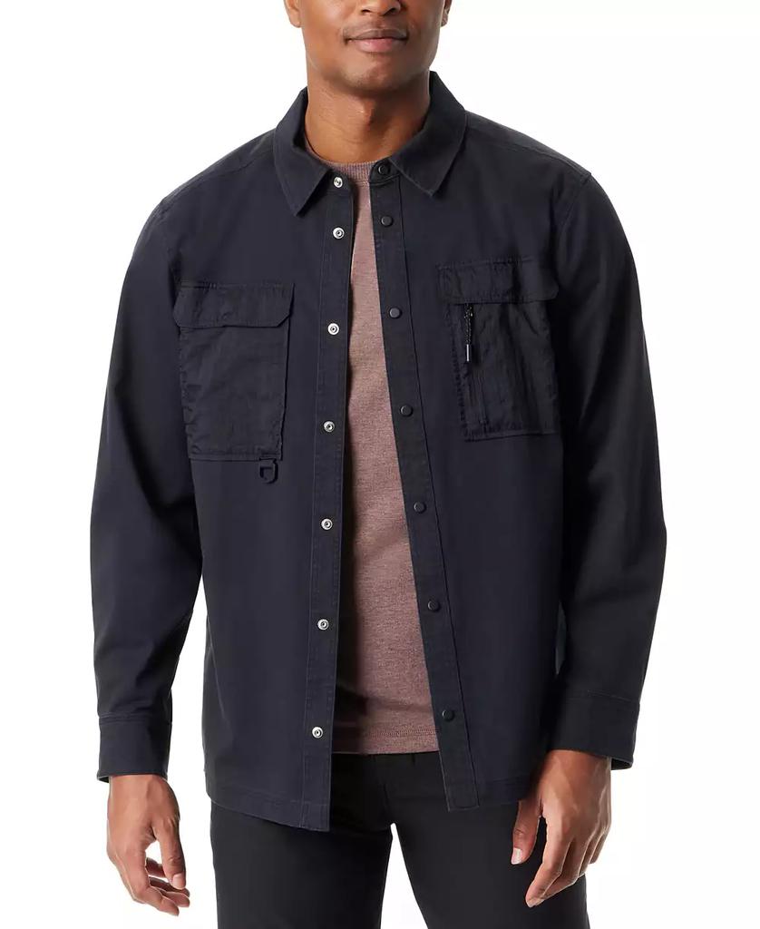 BASS OUTDOOR Men's Relaxed Fit Camo Worker Shirt Jacket