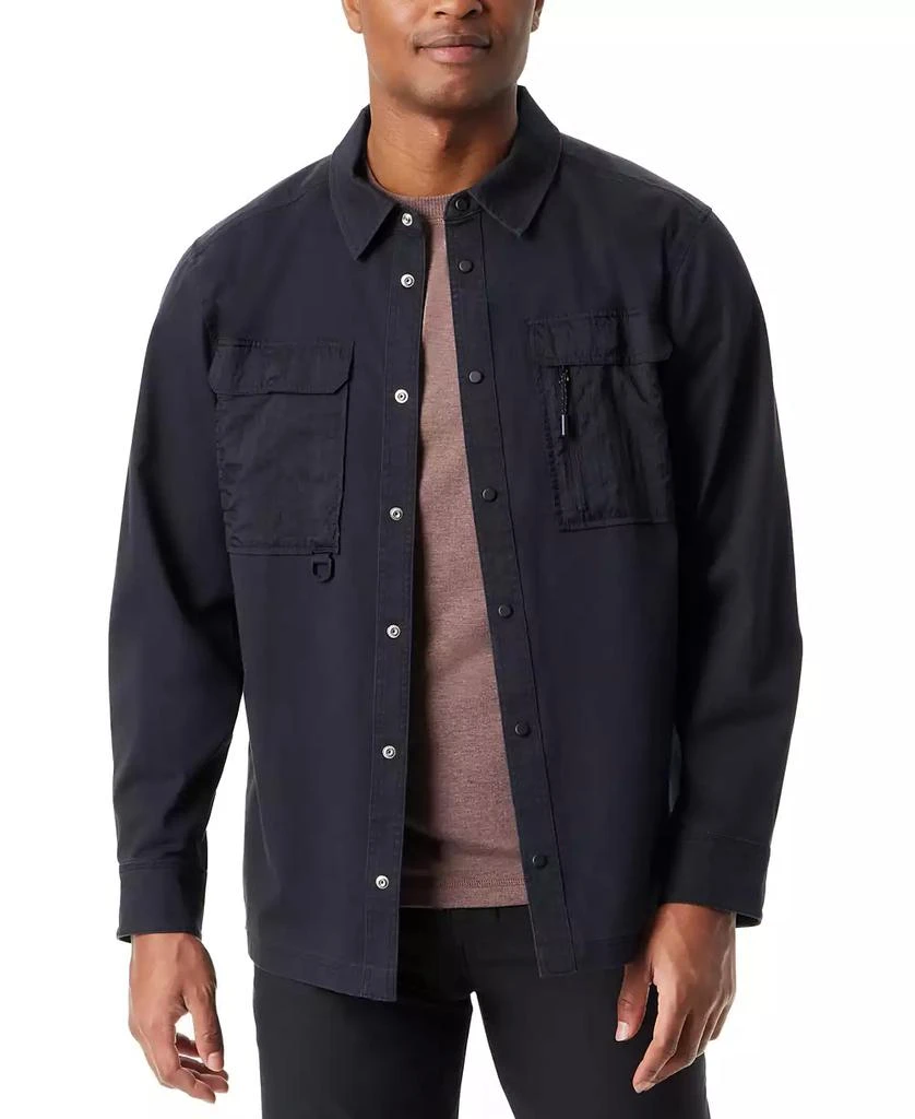 BASS OUTDOOR Men's Relaxed Fit Camo Worker Shirt Jacket 1