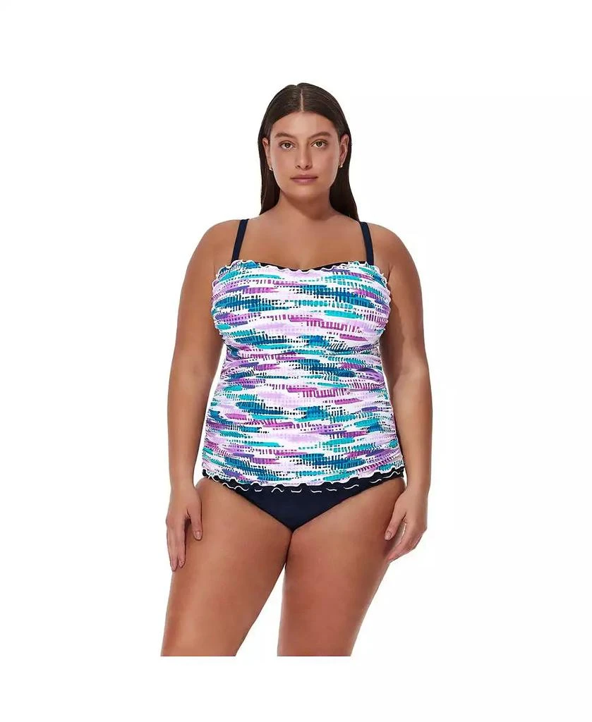 Profile by Gottex Women
s Canva Shirred Underwire Tankini Top 3