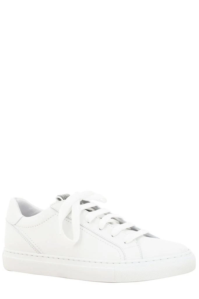Brunello Cucinelli Brunello Cucinelli Monili-Detailed Lace-Up Sneakers 2