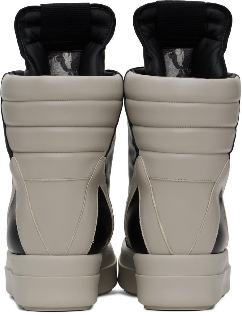 【Rick Owens】Black & Off-White Mega Bumper Geobasket Rick Owens: Black & Off-White Hollywood Mega Bumper