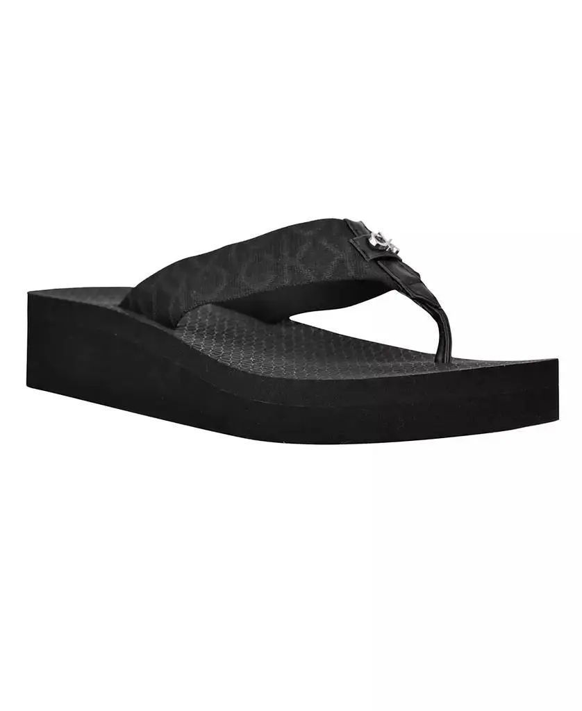 Calvin Klein Women's Meena Logo Platform Flip-Flop Sandals