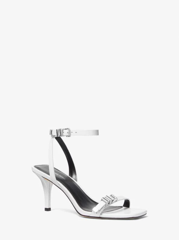 Michael Kors Darrington Crackled Leather Sandal 1