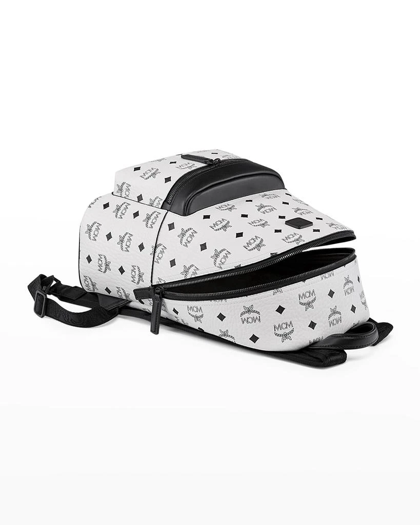MCM Stark Small Logo Zip Backpack 3