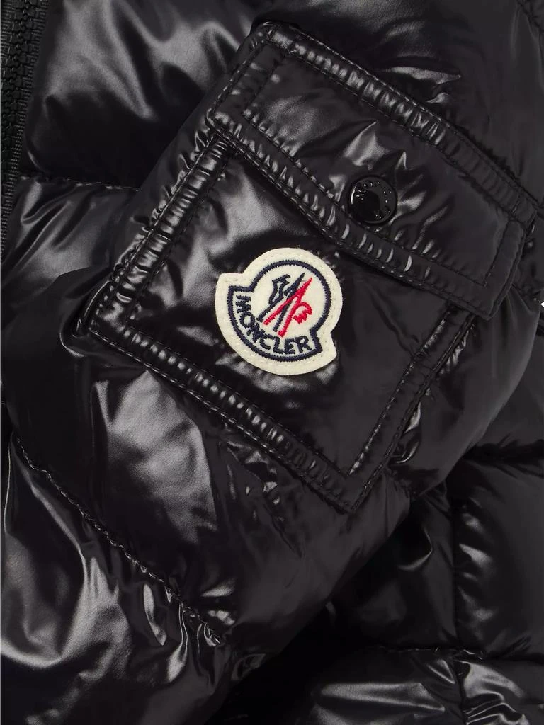 Moncler Little Girl's & Girl's Moka Long Down Coat 4