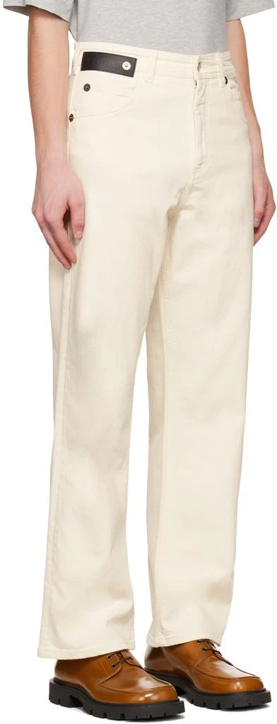 Neil Barrett White Baggy Jeans 2