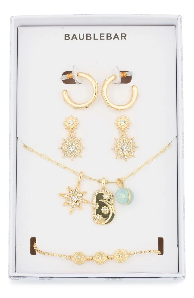 BAUBLEBAR Celestial 4-Pack Earrings, Necklace 
Bracelet Set