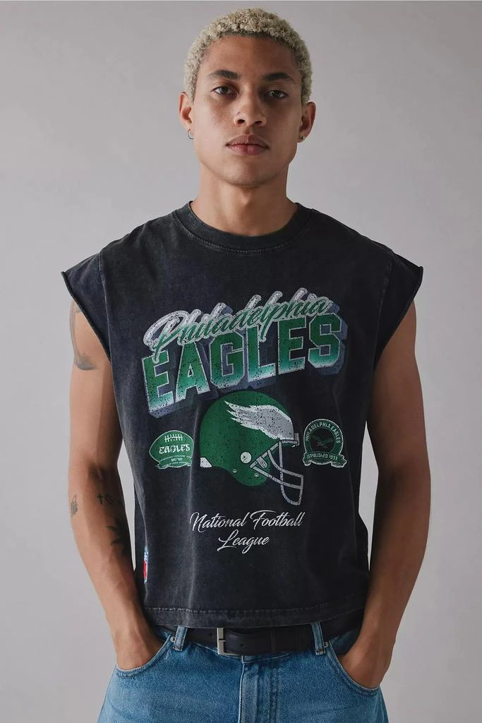 Pro Standard Pro Standard UO Exclusive NFL Team Logo Washed Cutoff Muscle Tee 5