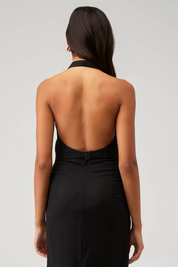 Bardot Felda Linen Vest In Black