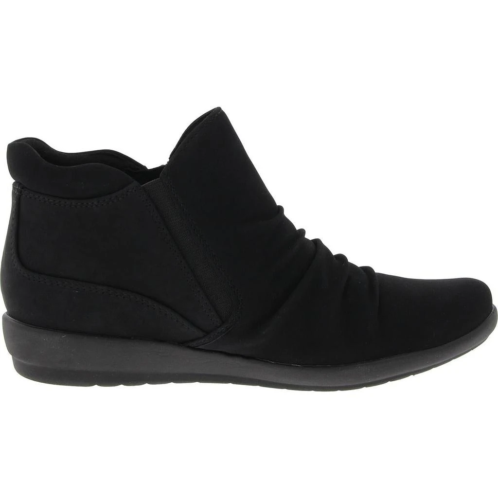 Easy Spirit Womens Zipper Faux Suede Ankle Boots 2
