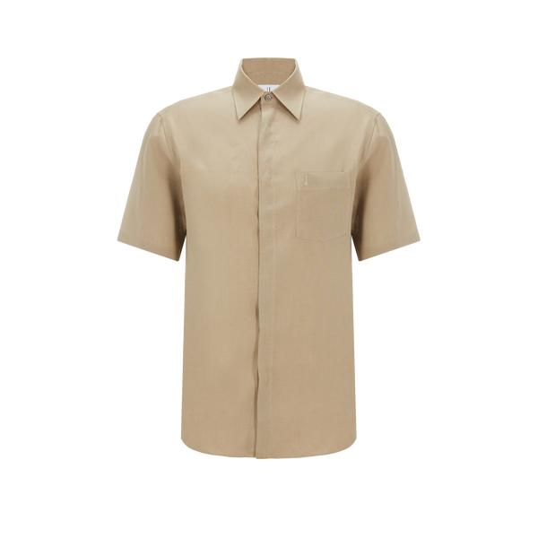 Dunhill Short-sleeved linen shirt