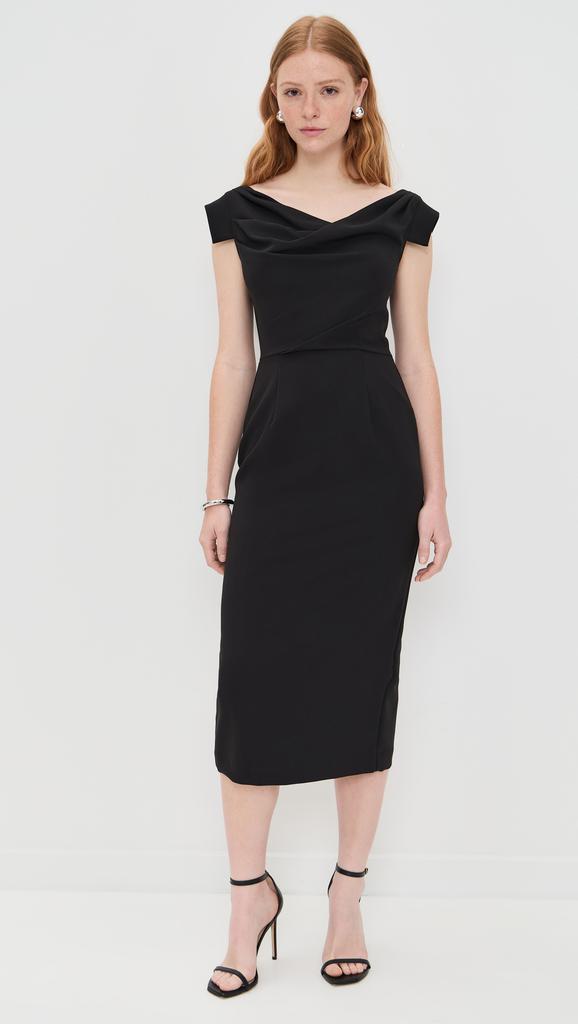 Black Halo Jacqueline Midi Dress