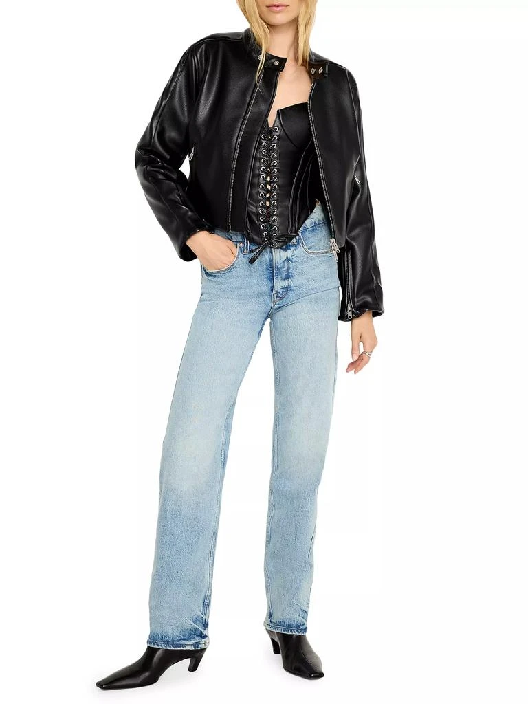 Good American Good Icon Straight Jeans 2