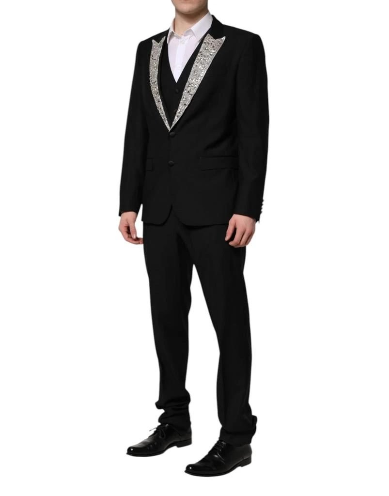 Dolce 
Gabbana MARTINI Crystal Embellished 3 Pc Men
s Suit 2