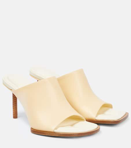 JACQUEMUS Les Mules Carre スリングバック サンダル ベージュ JACQUEMUS Les Mules Carre スリングバック サンダル ベージュ
