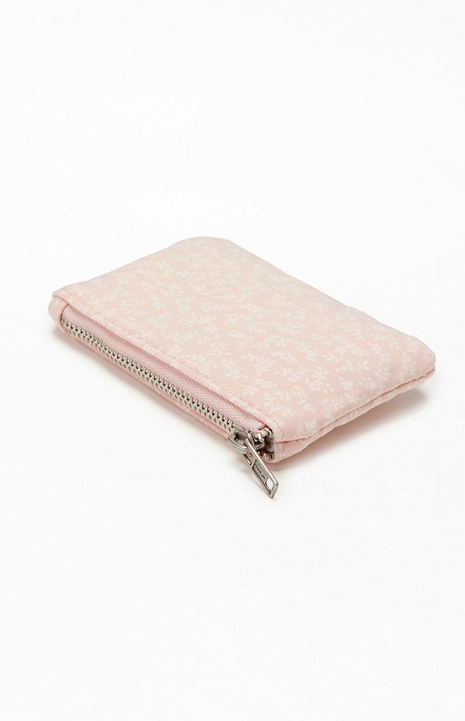 John Galt Pink Floral Coin Purse