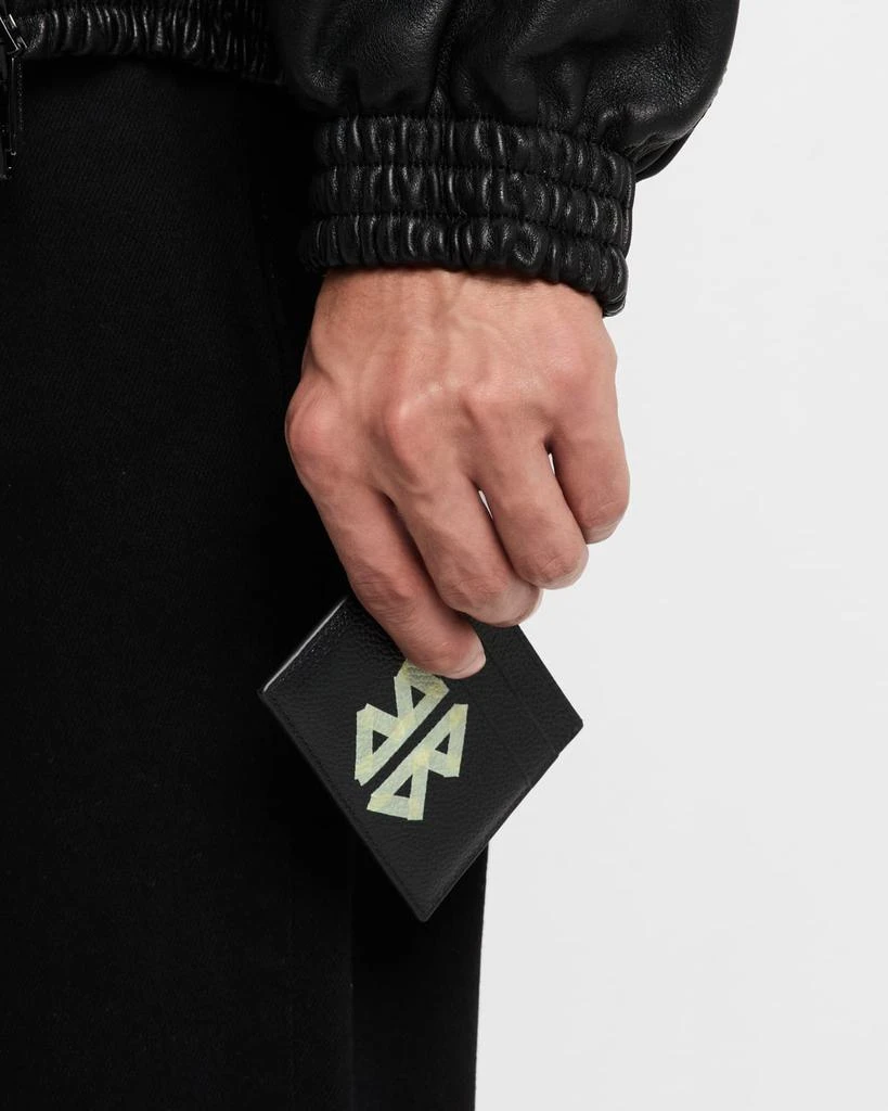Balenciaga Men's Leather BB Logo Cash Card Holder 2