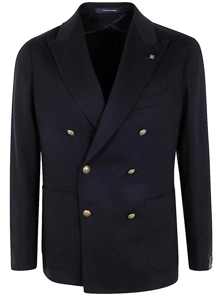 TAGLIATORE Tagliatore Double-Breasted Tailored Blazer 1