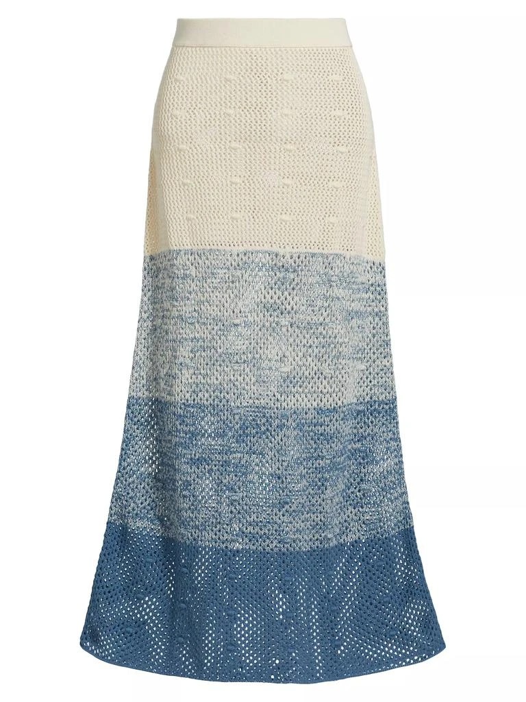 Escvdo Litoral Colorblock Maxi Skirt 1