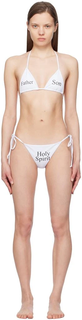 Praying SSENSE Exclusive White Holy Trinity Bikini 1