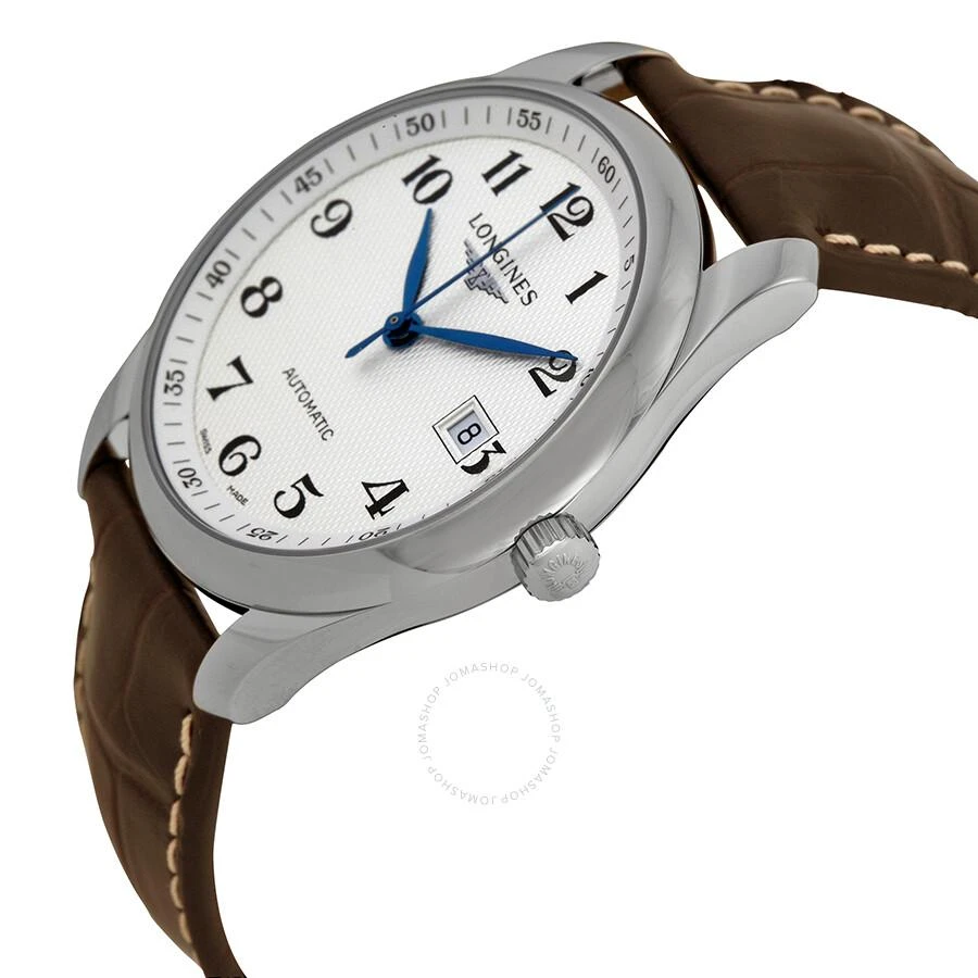 Longines Master Automatic Silver Dial Brown Leather Watch L27934783 2