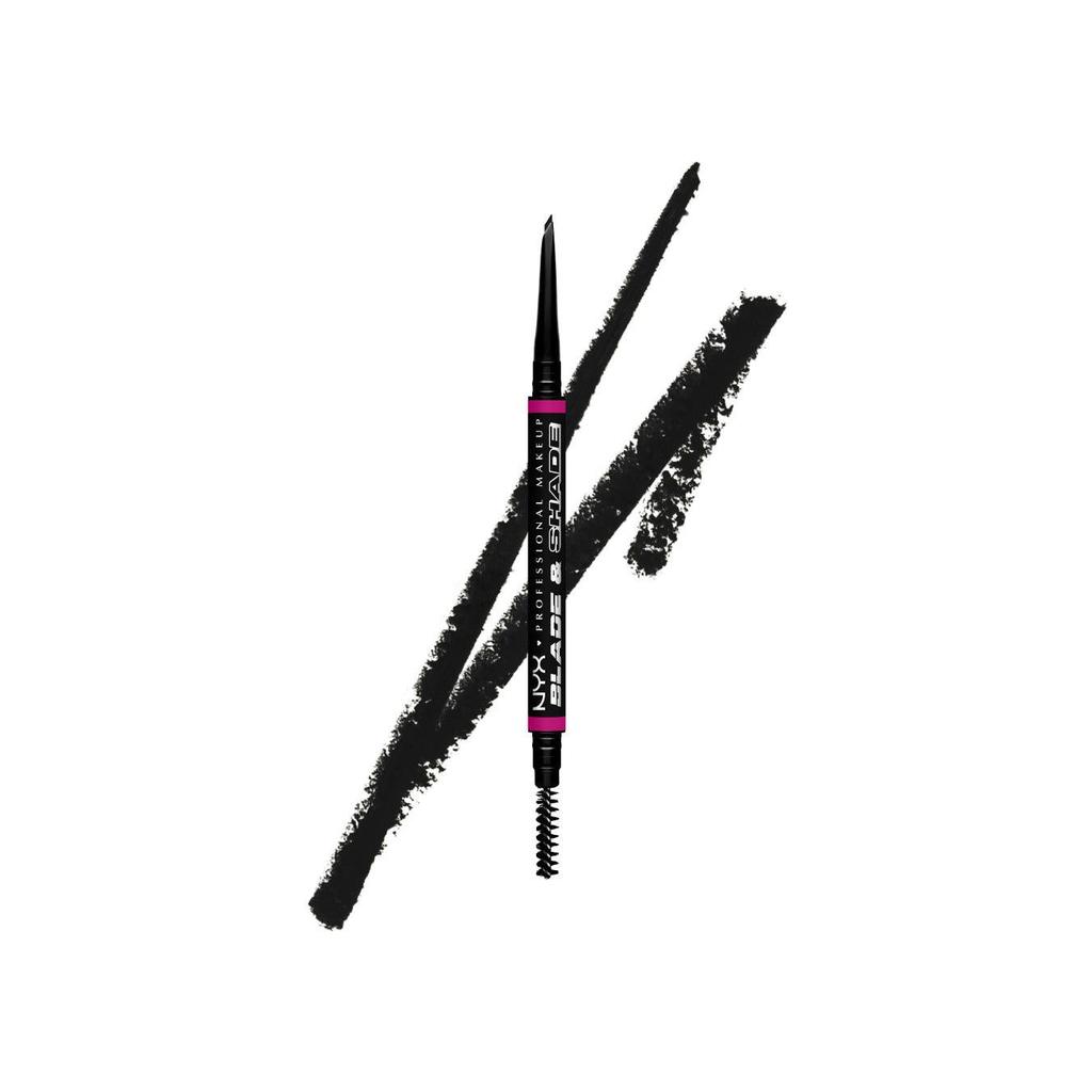 Octopus x Nyx Blade & Shade, Crayon Sourcils Double Embout, Tenue Jusqu'À 16H, Ash Blonde