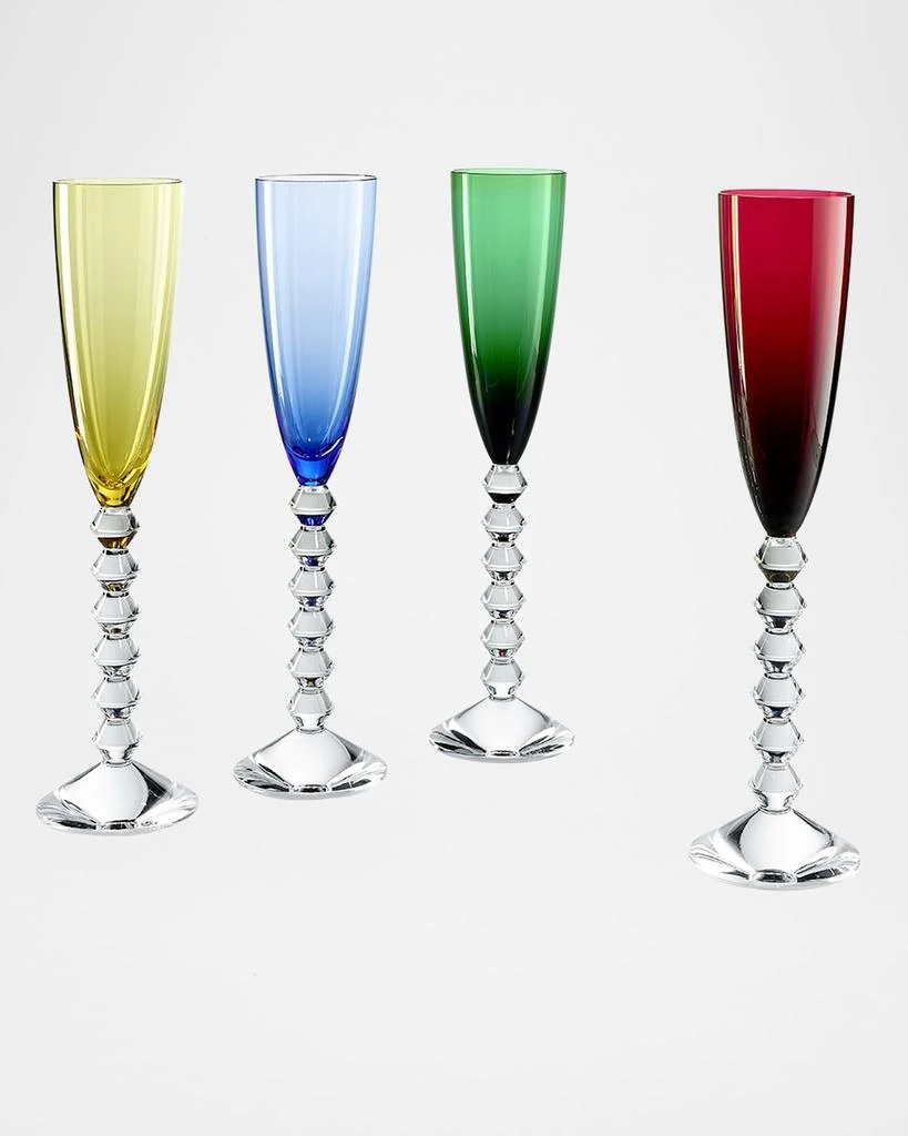 Baccarat Vega Flutissmino Champagne Flutes, Set of 4 1