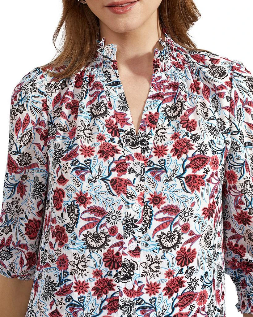 HOBBS LONDON Giovanna Floral Print Blouse 5