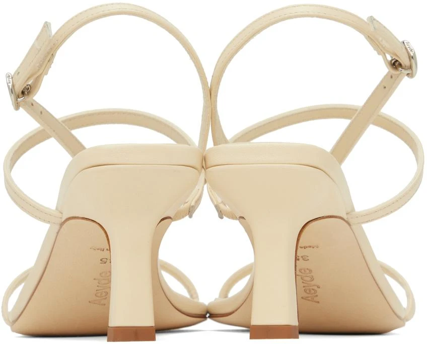 AEYDE Off-White Elise Heeled Sandals 2