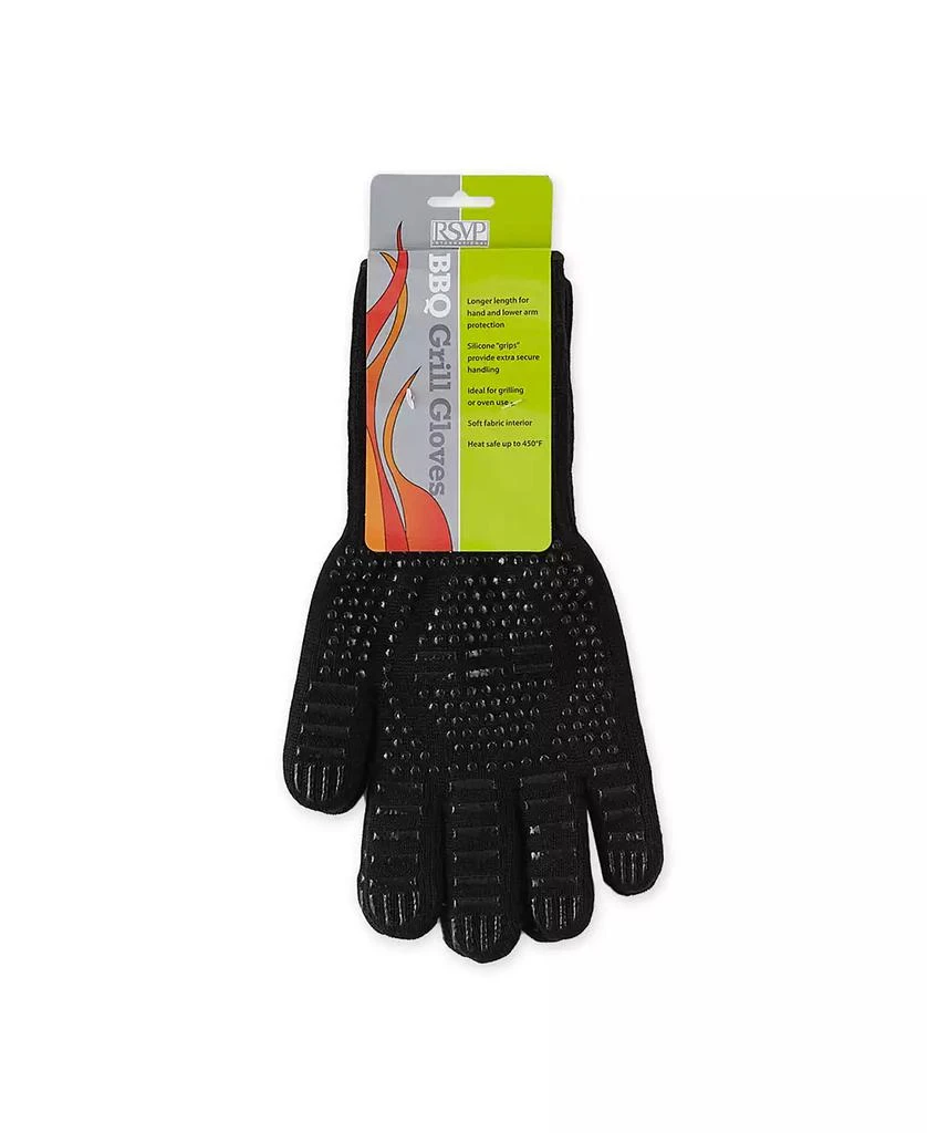 RSVP International Barbecue Grilling Collection Heat-resistant Gloves, Set of 2 6