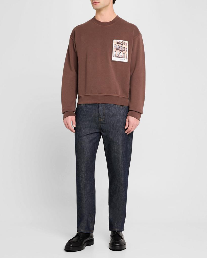 Helmut Lang Men's Postcard Crew Sweatshirt