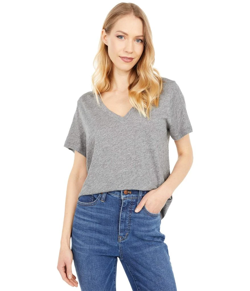 Madewell Whisper Cotton V-Neck Tee 1