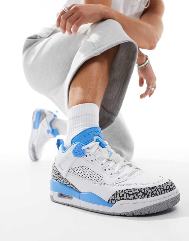 jordan spizike white and blue
