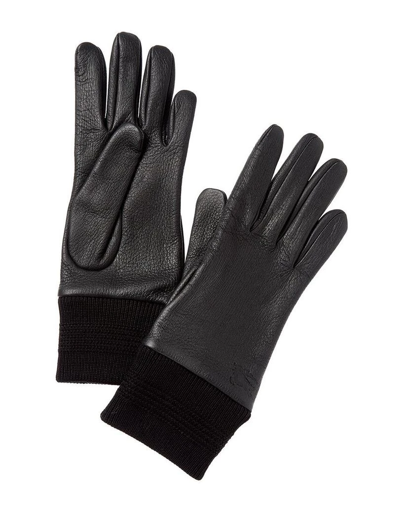 Burberry Rib Cuff Leather Gloves 1