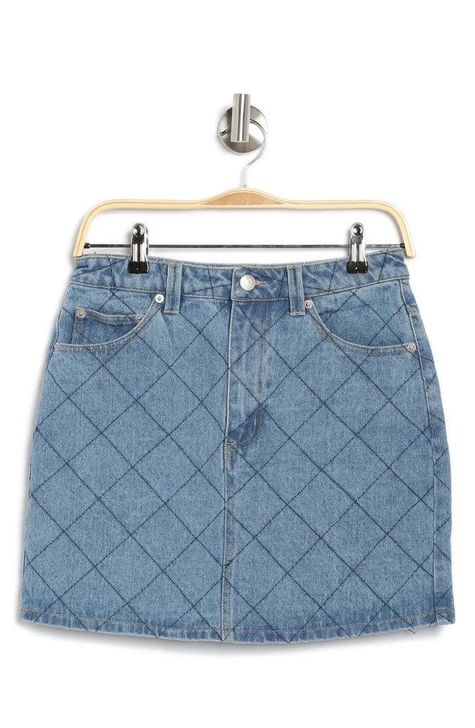 Obey Kallie Cotton Denim Miniskirt 3