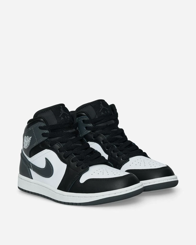 Jordan Air Jordan 1 Mid Sneakers Black / White / Iron Grey 2